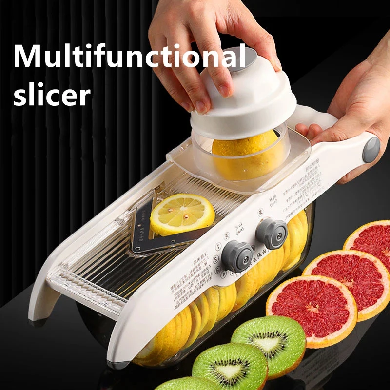 Mandoline Slicer - Multifunctional Lemon Slicer Vegetable Grater With