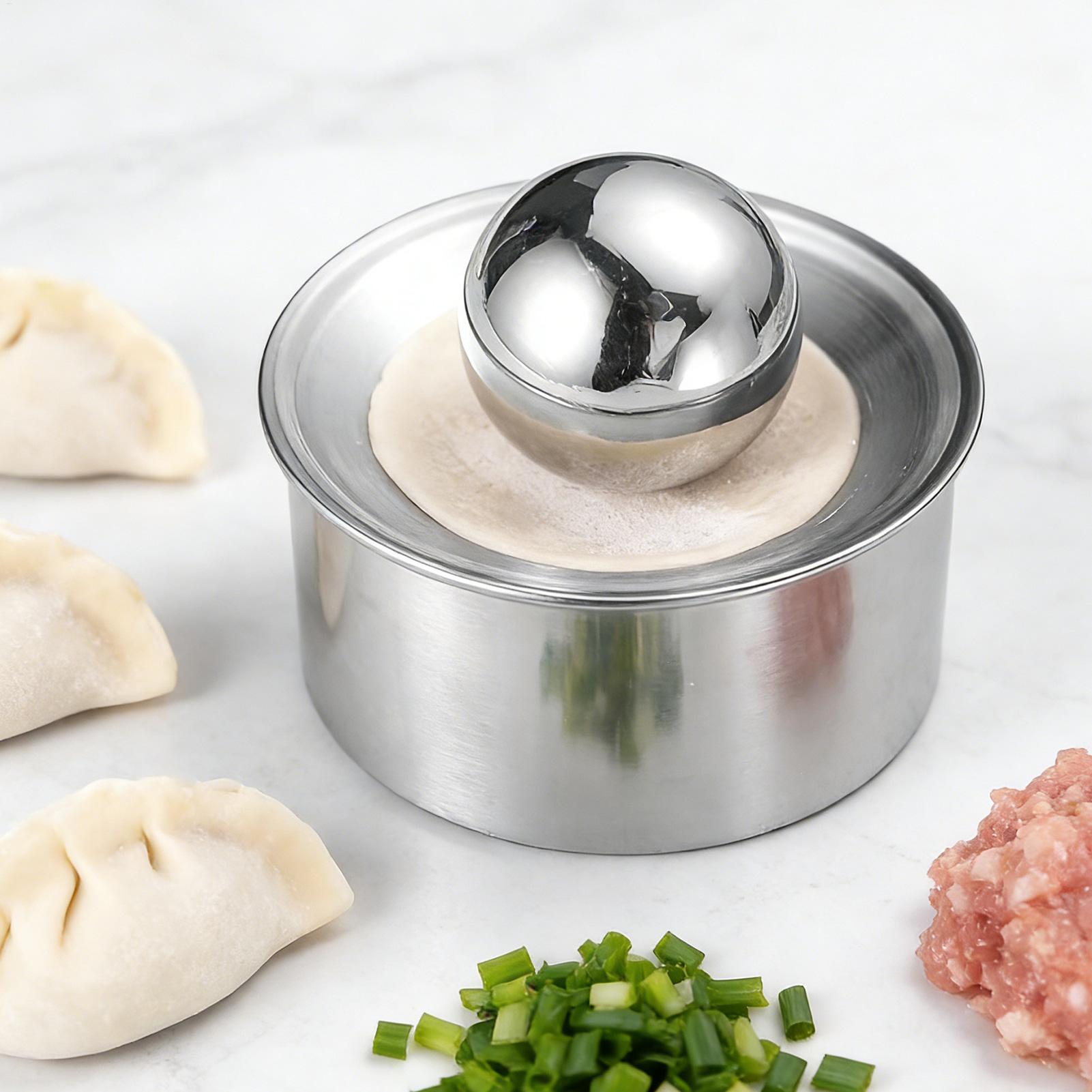 Kitchen Gadgets Dumpling Maker - Manual Dumpling Wrapper Press Machine Dough