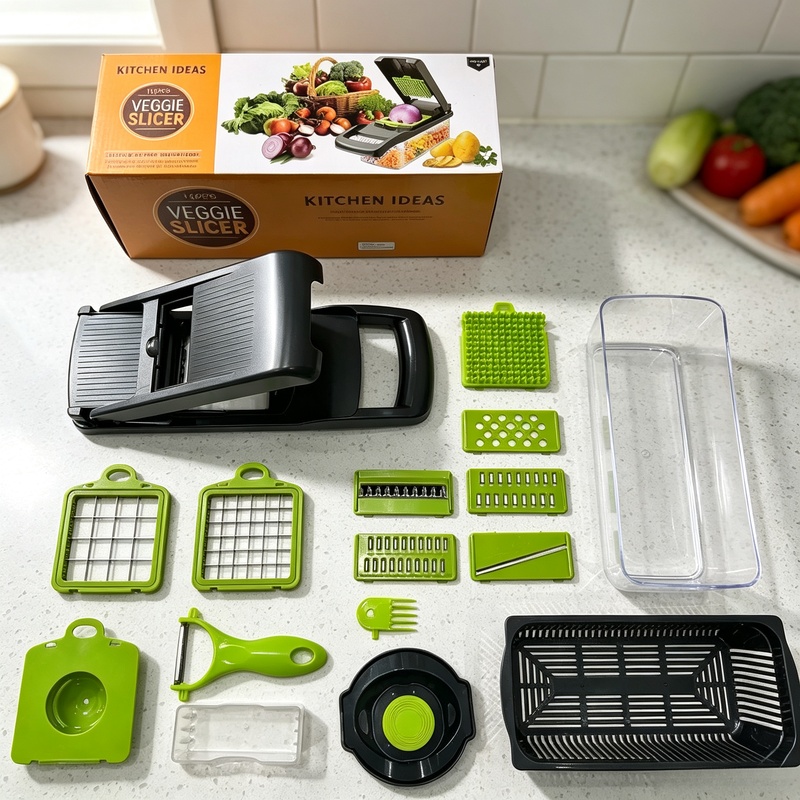 Mandoline Slicer - 16 in 1 Multifunctional Vegetable Chopper