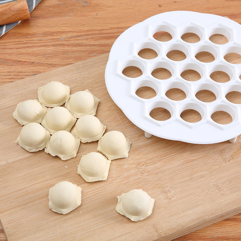 Kitchen Gadgets Dumpling Maker - Dumpling Mold 19 Hole Maker Lazy