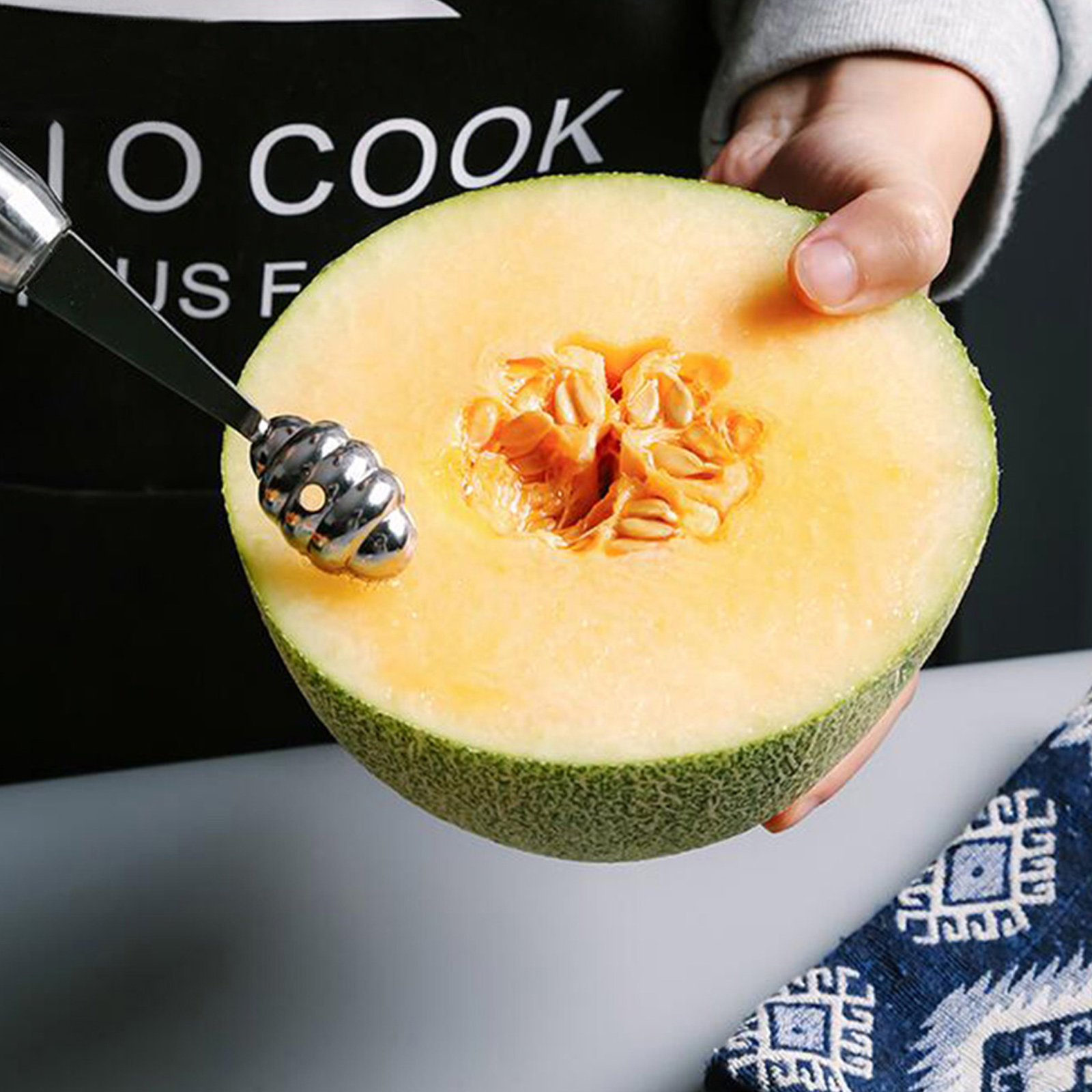 Kitchen Gadgets Usa - 1Pcs Stainless Steel Fruit Scoop Corrosion