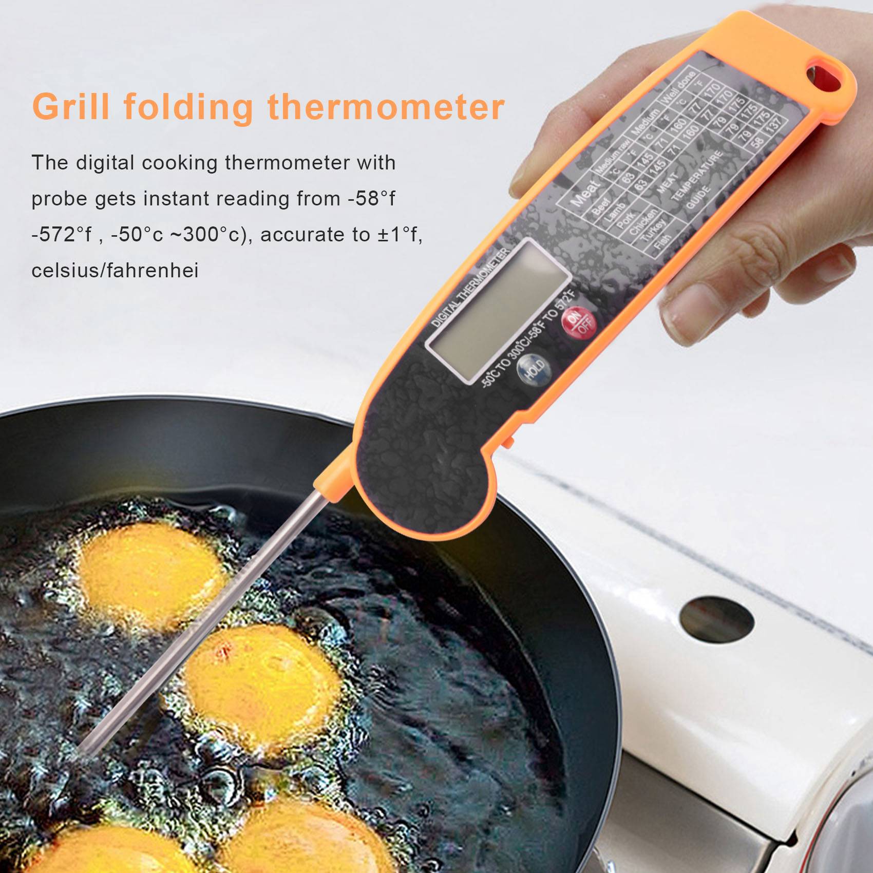 ABMI-Digital Instant Read Meat - Instant Read Thermometer 评论和价格