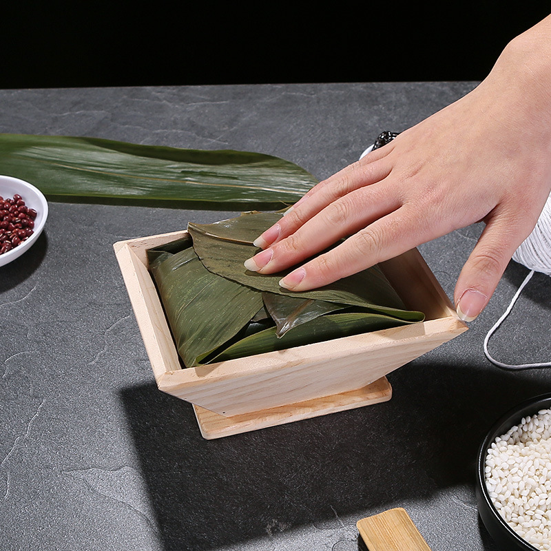 Wooden Zongzi Mold Dragon Boat - Kitchen Gadgets Dumpling Maker 评论和价格