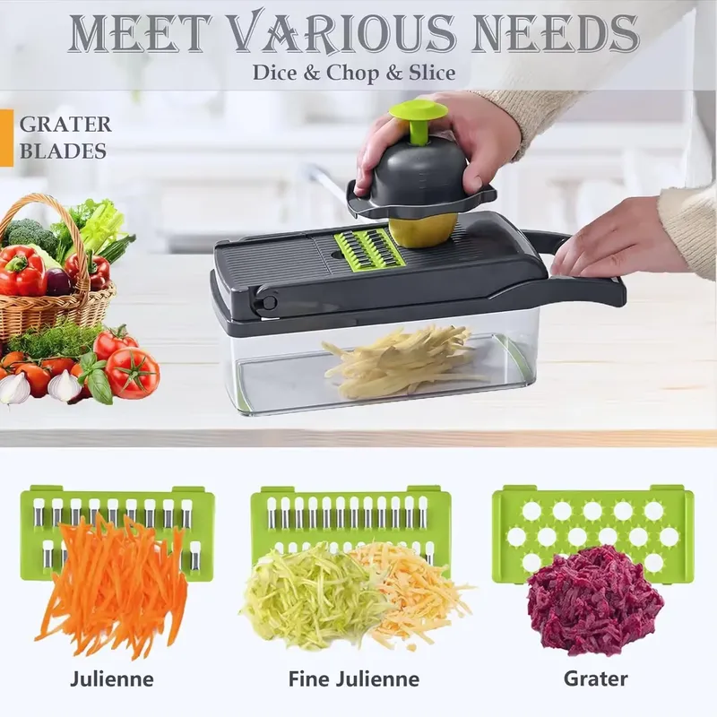 2026 Latest Pro-Series 16-in-1 - Mandoline Slicer 评论和价格