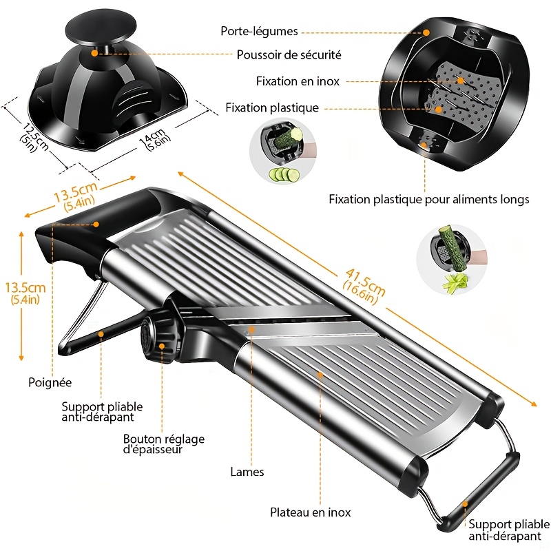 Stainless Steel Mandoline Slic - Mandoline Slicer 评论和价格