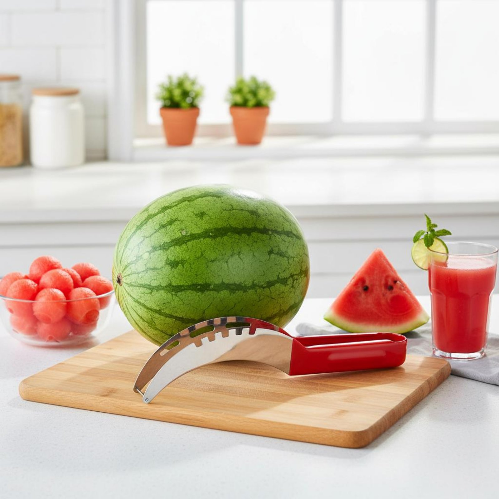 Watermelon Cube Cutter Food Gr - Kitchen Gadgets Usa 评论和价格