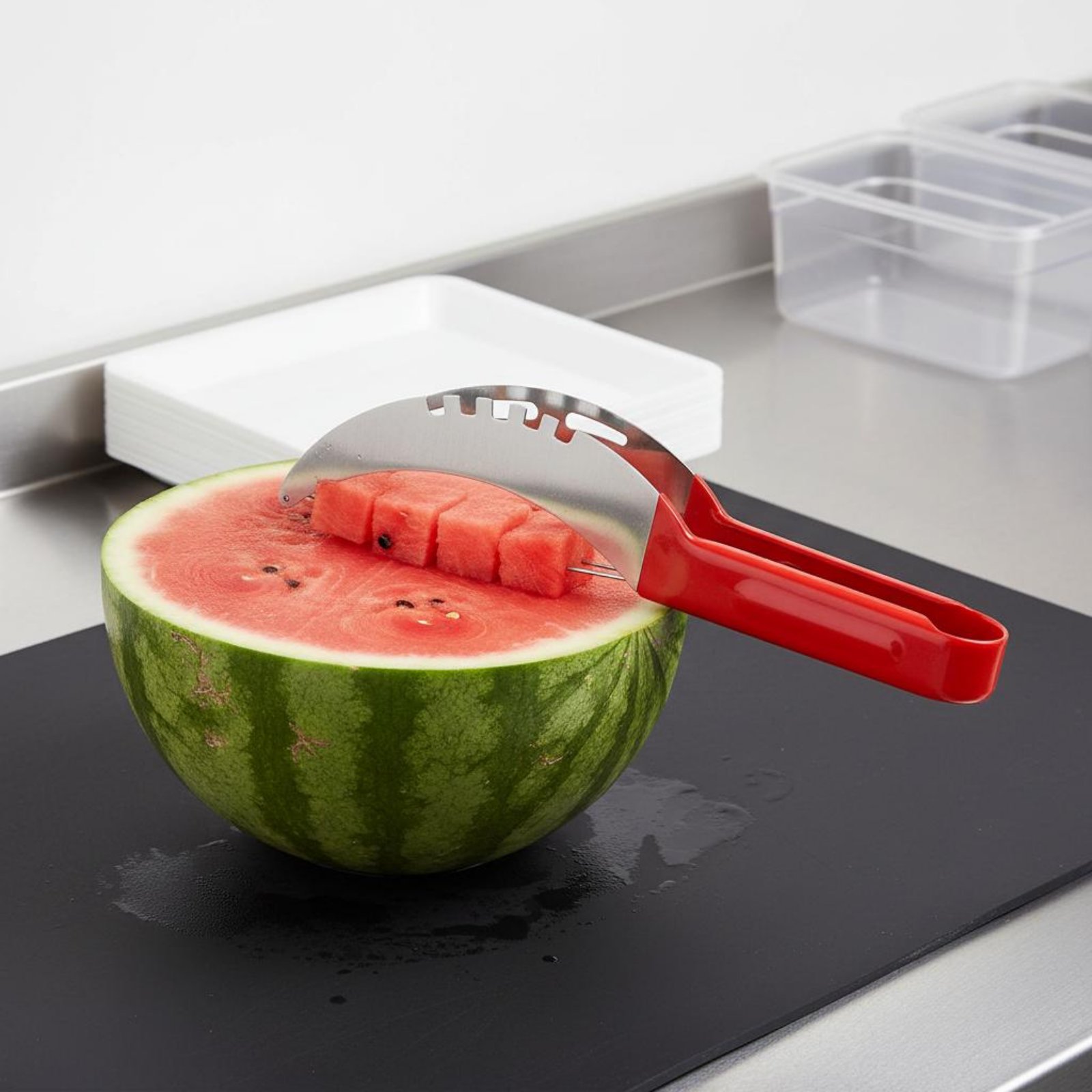 Watermelon Cube Cutter Food Gr - Kitchen Gadgets Usa 评论和价格