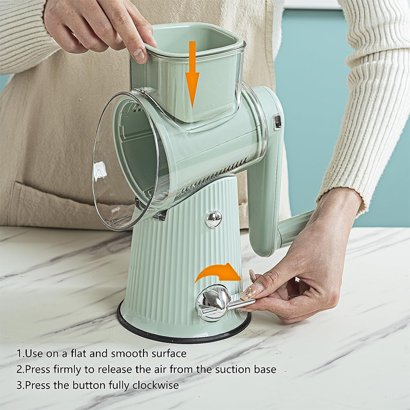 5 in 1 Rotary Cheese Grater wi - Mandoline Slicer 评论和价格