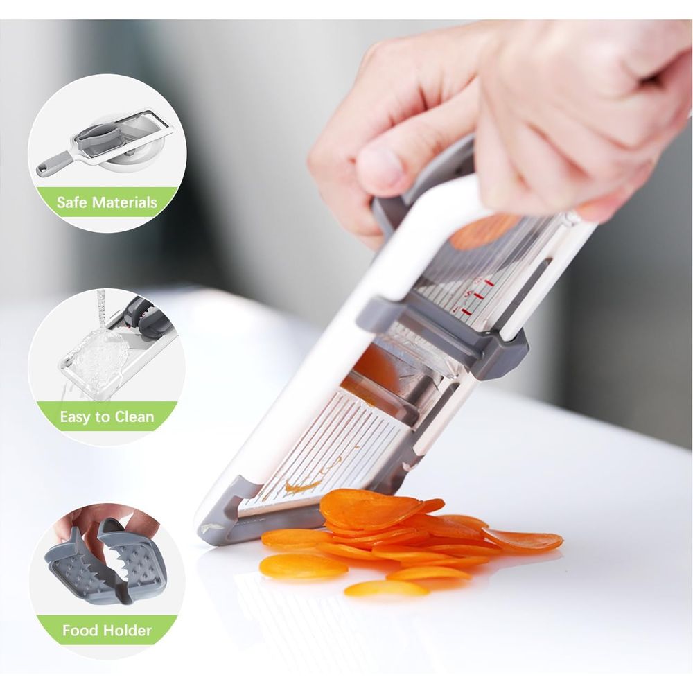 Adjustable Stainless Steel Man - Mandoline Slicer 评论和价格