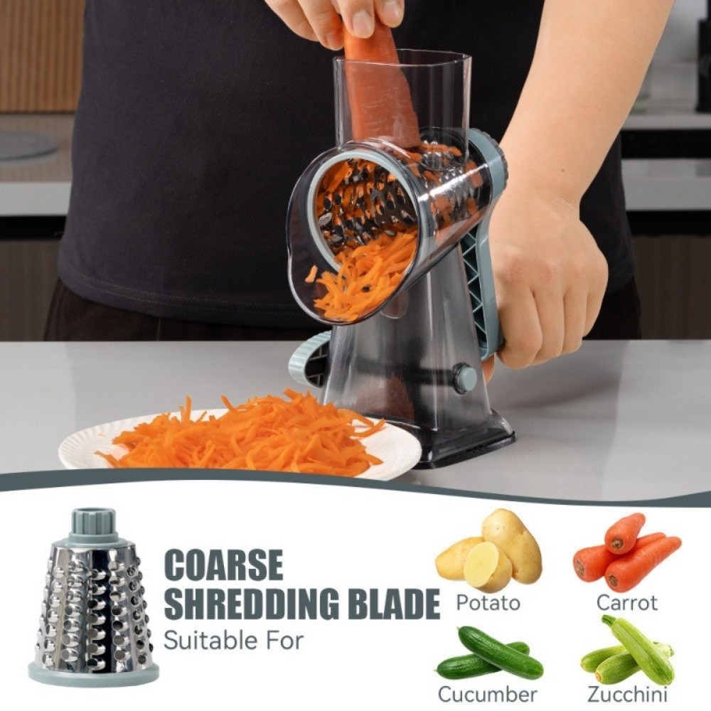 Versatile 3 in 1 Rotary Cheese - Mandoline Slicer 评论和价格