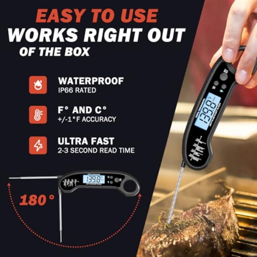 Meat Thermometer Digital Insta - Instant Read Thermometer 评论和价格