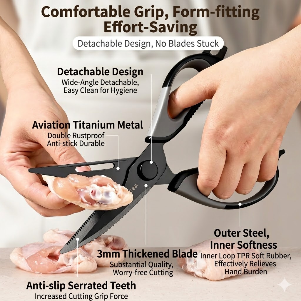 Kitchen scissors Titanium Chic - Kitchen Gadgets Website 评论和价格