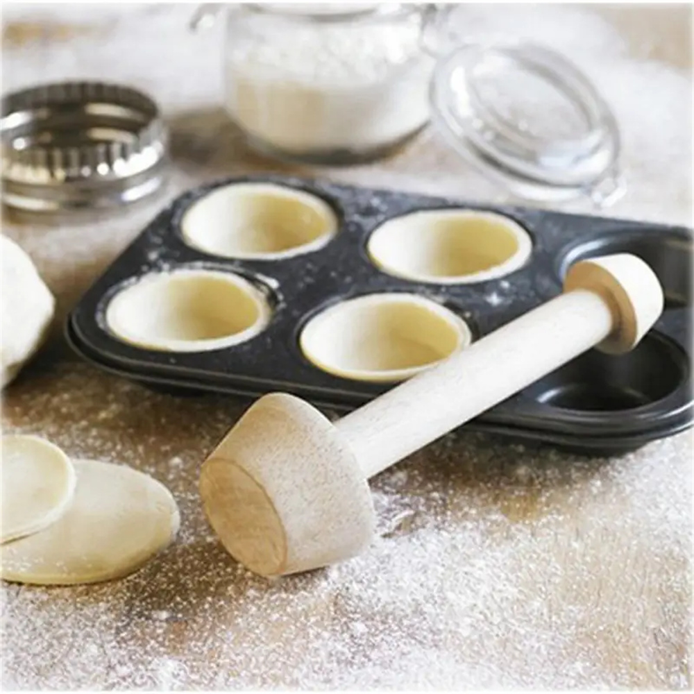 Premium Wooden Egg Tart Mold D - Kitchen Gadgets For Cooking 评论和价格