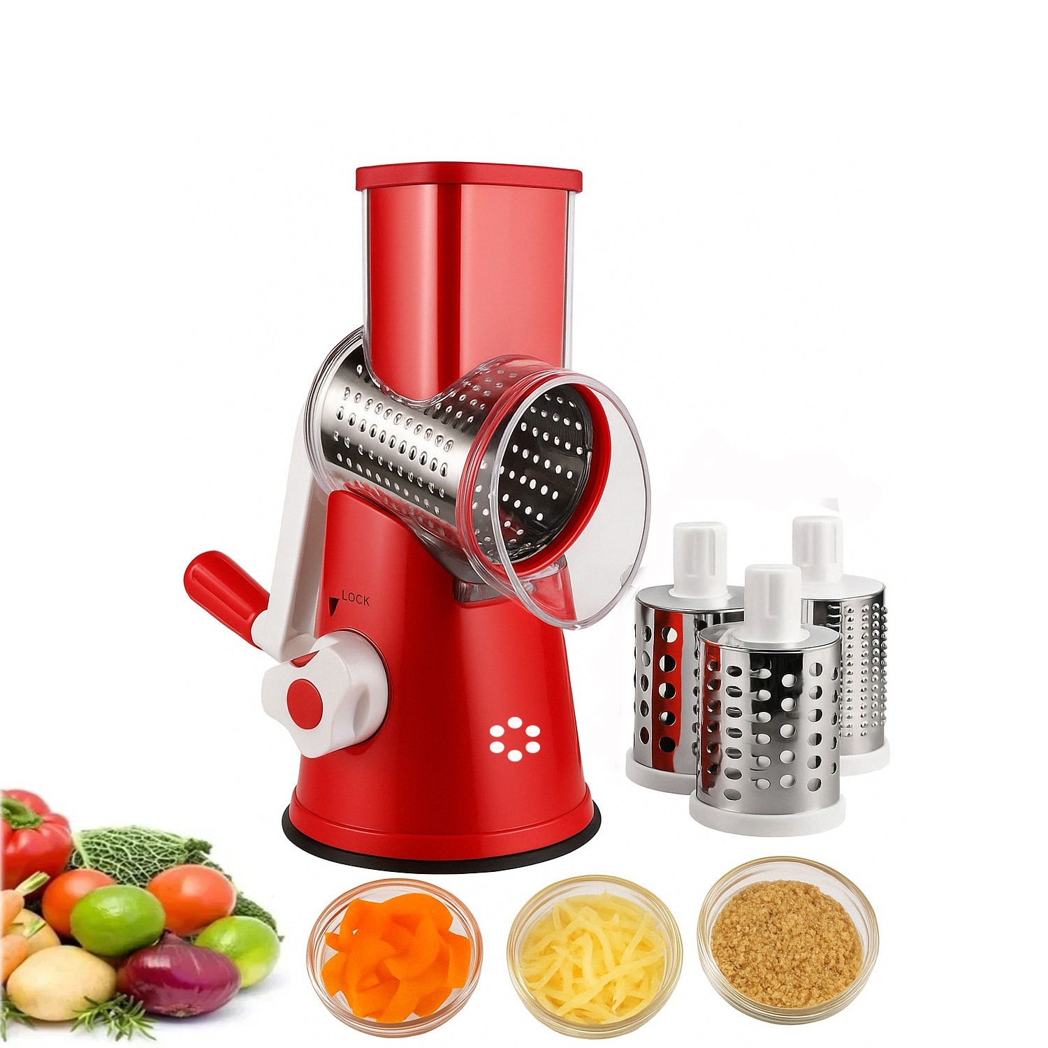 Rotary Cheese Grater Mandoline - Mandoline Slicer 评论和价格