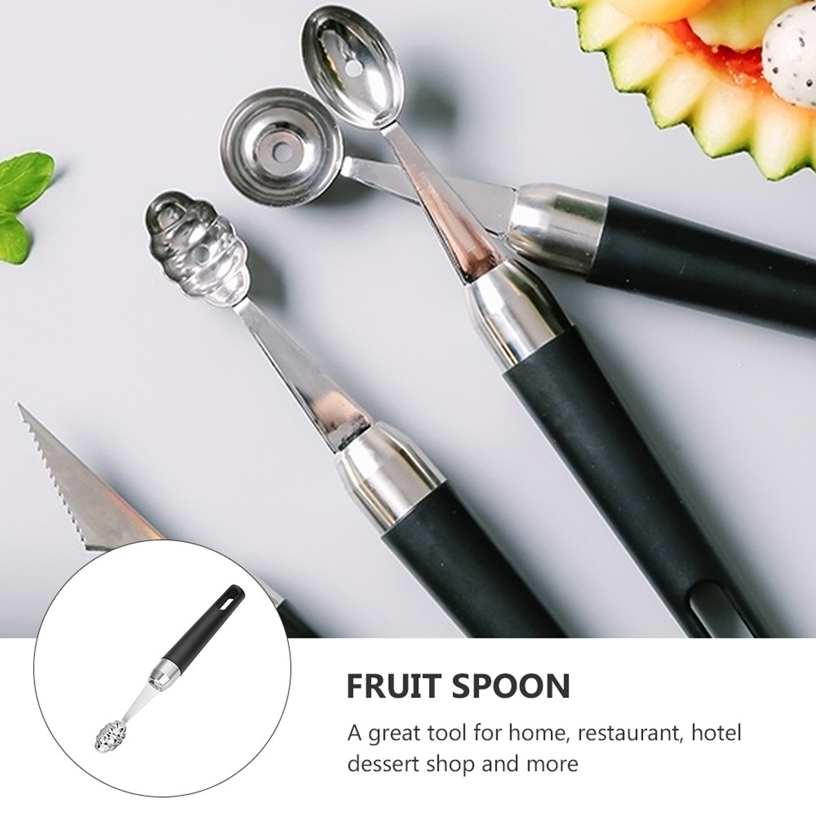 1Pcs Stainless Steel Fruit Sco - Kitchen Gadgets Usa 评论和价格